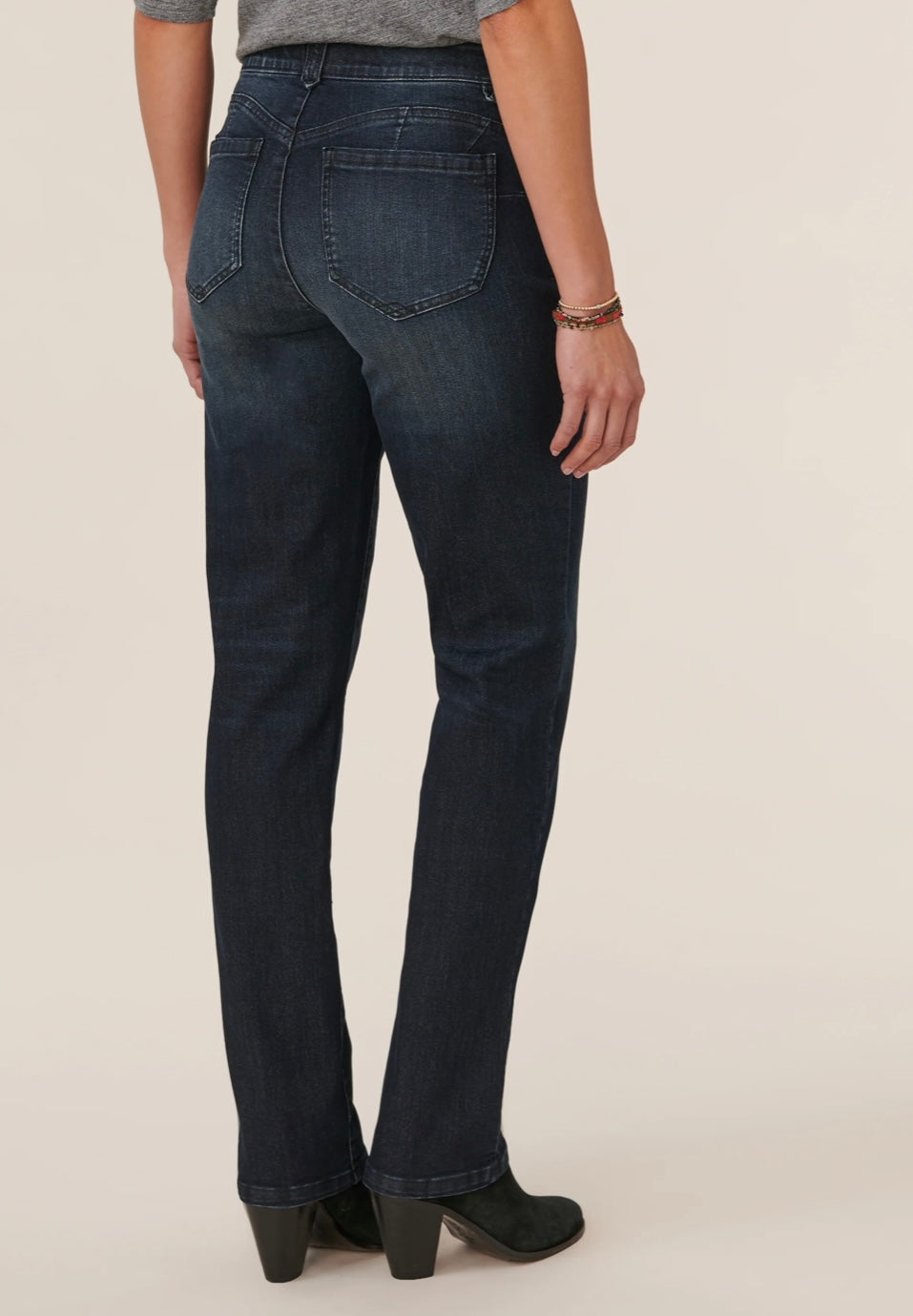Democracy "Ab"solution Dark Indigo Artisanal Straight Leg Jeans