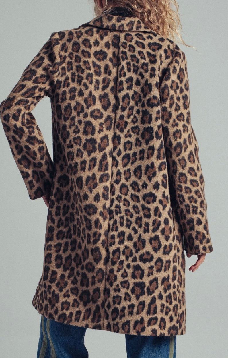 Leopard Statement Coat