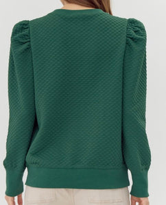 Delaney Sweater in Forest