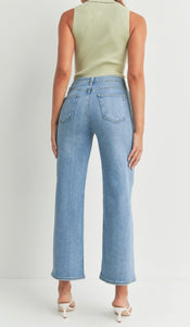The Classic Wide Leg in Medium Denim
