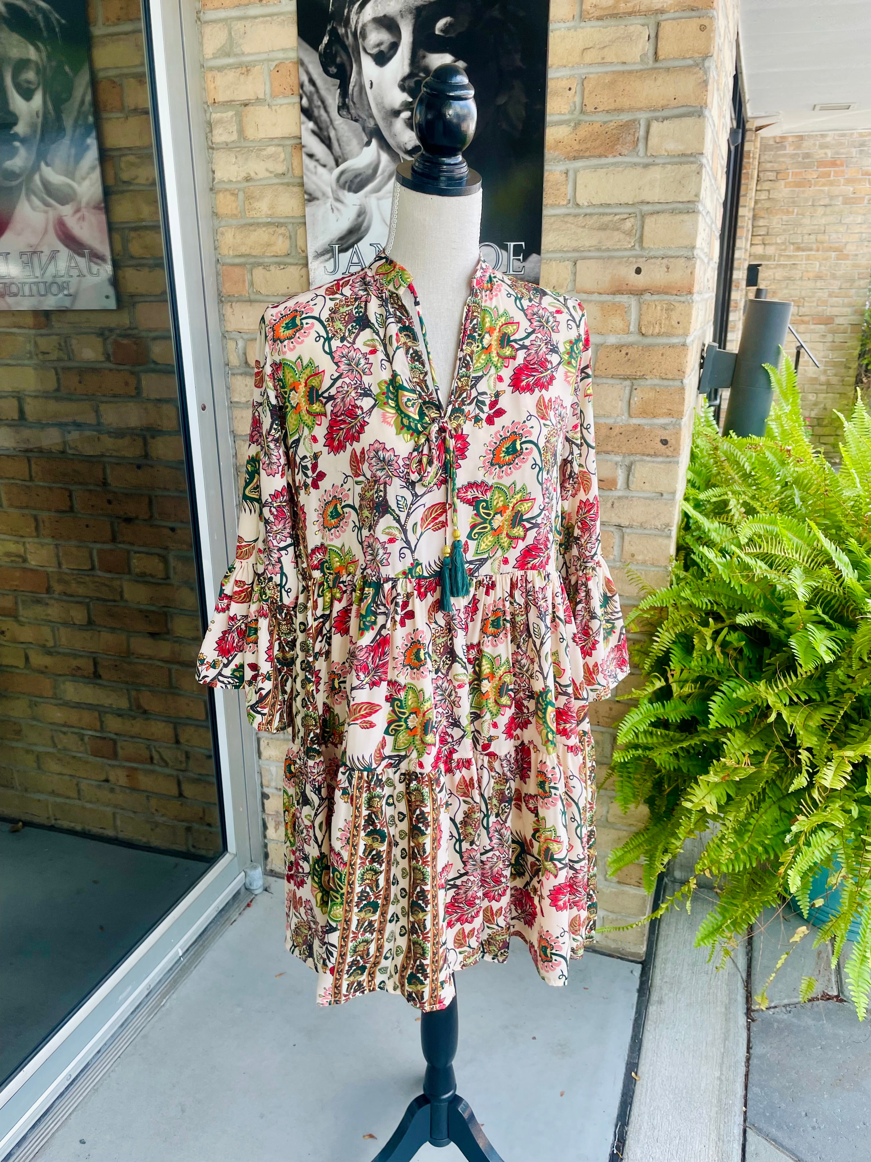 Kelly Dress in Winter Garden