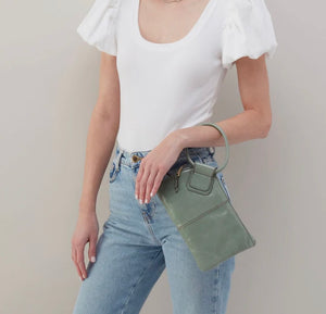 Sable Hobo Wristlet in Jade