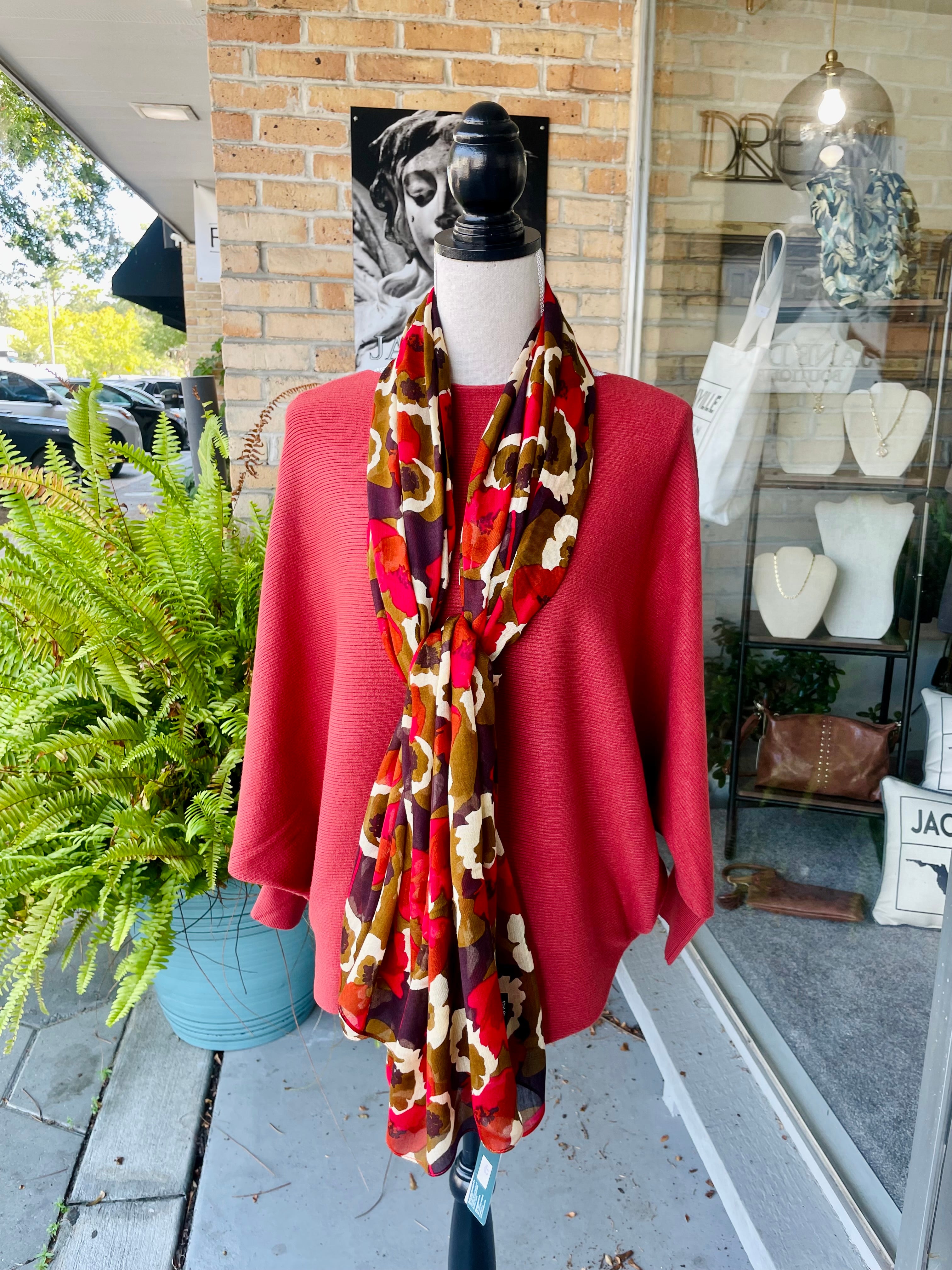 Essential Sweater in Red Ochre