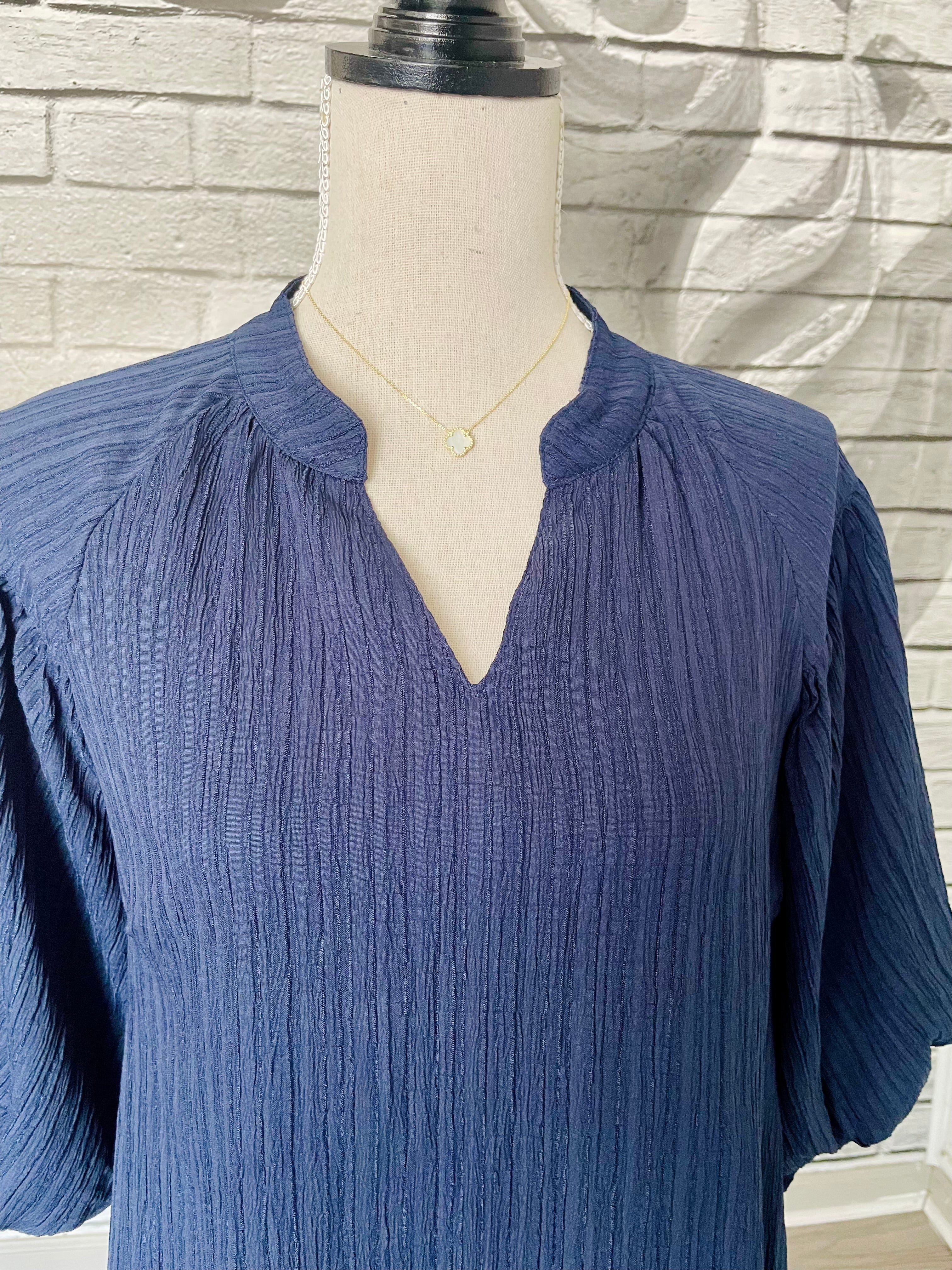 Miley Blouse in Navy