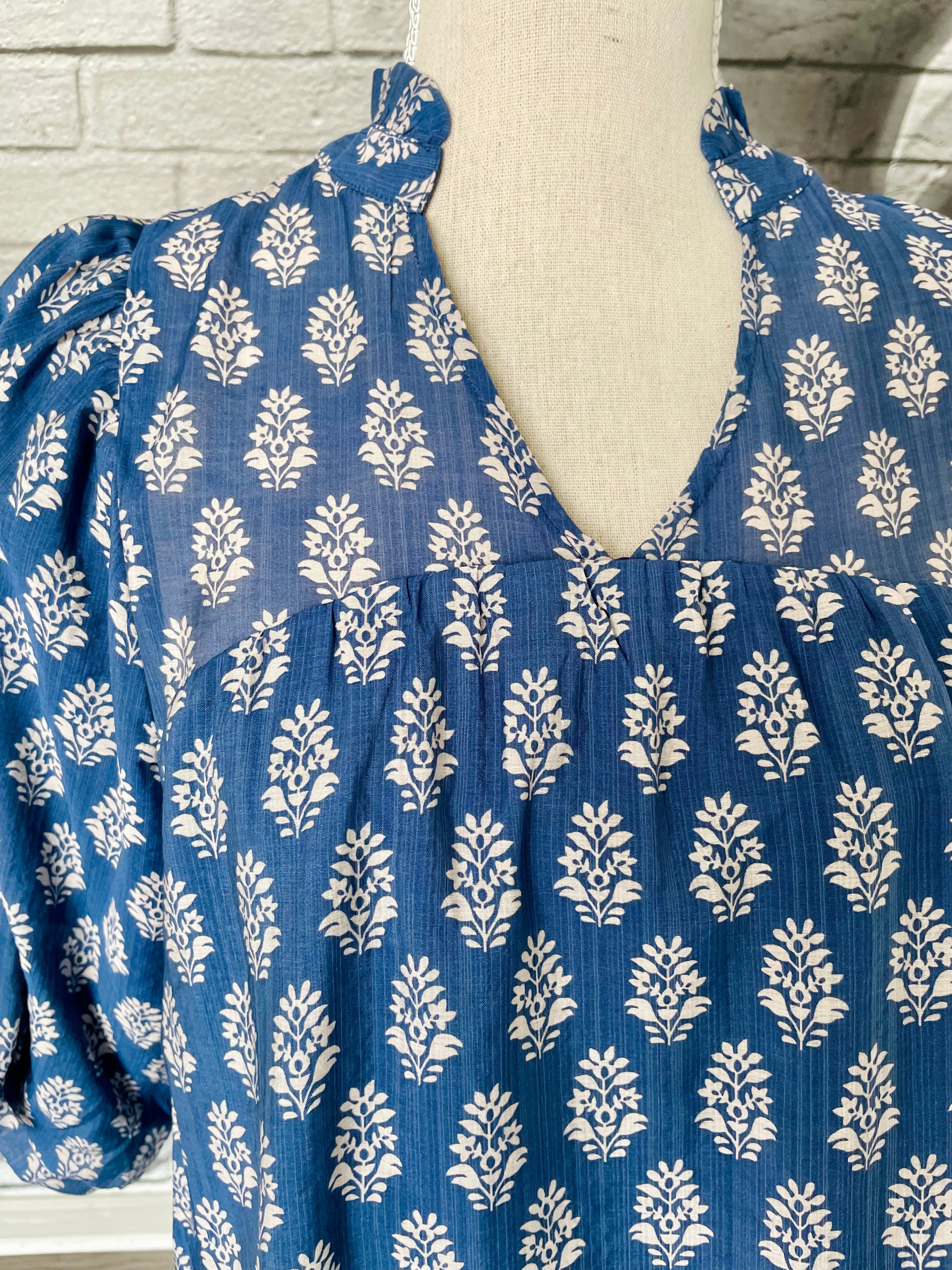 Erica Blouse in Blue
