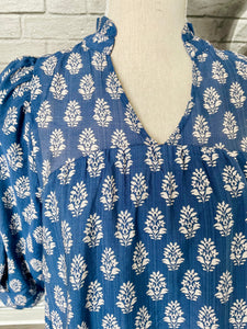 Erica Blouse in Blue