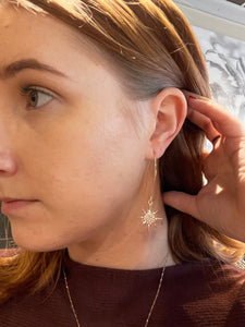 Gold Stars Earrings