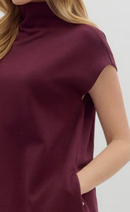 Westin Dress in Wine