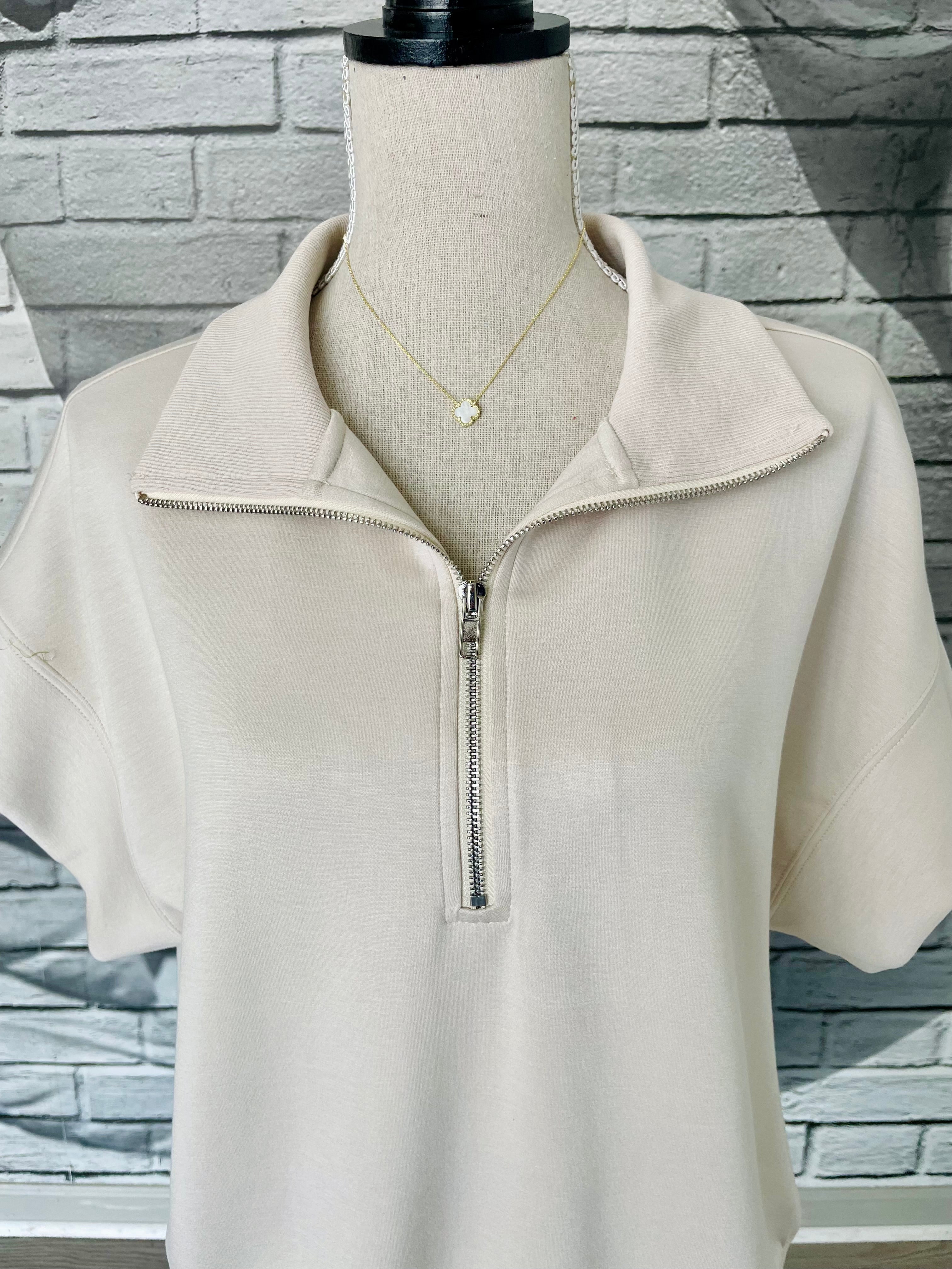 Sarah Zip Pull Over