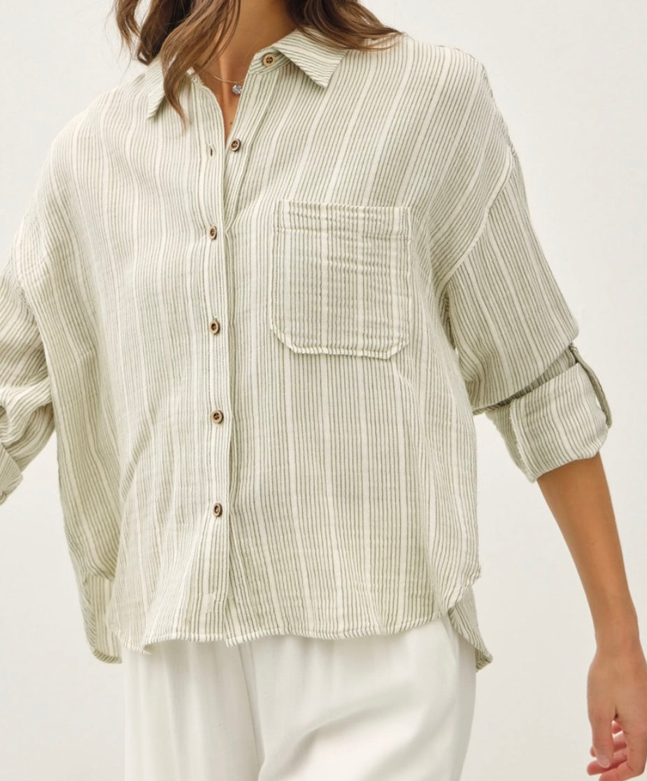Lana Blouse in Sage