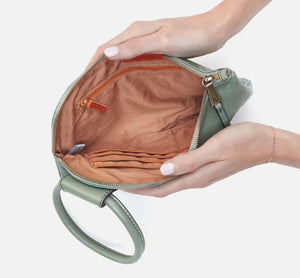 Sable Hobo Wristlet in Jade