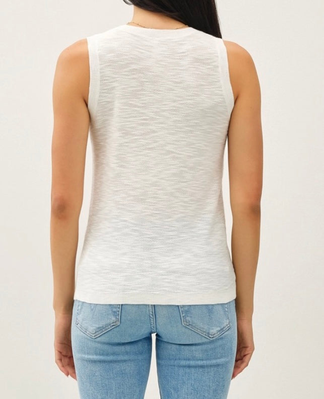 Kenny Tank Blouse in Ivory