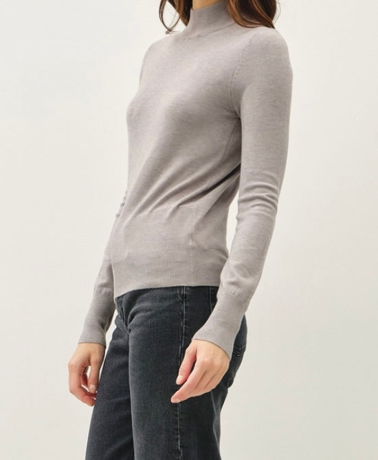 Angela Mock Crew in Heather Smoke