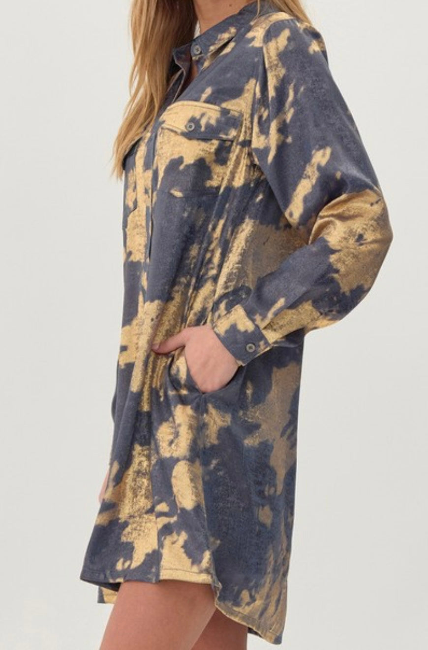 Hannah Shimmer Dress
