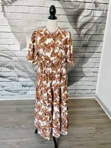 Kaden Dress in Brown