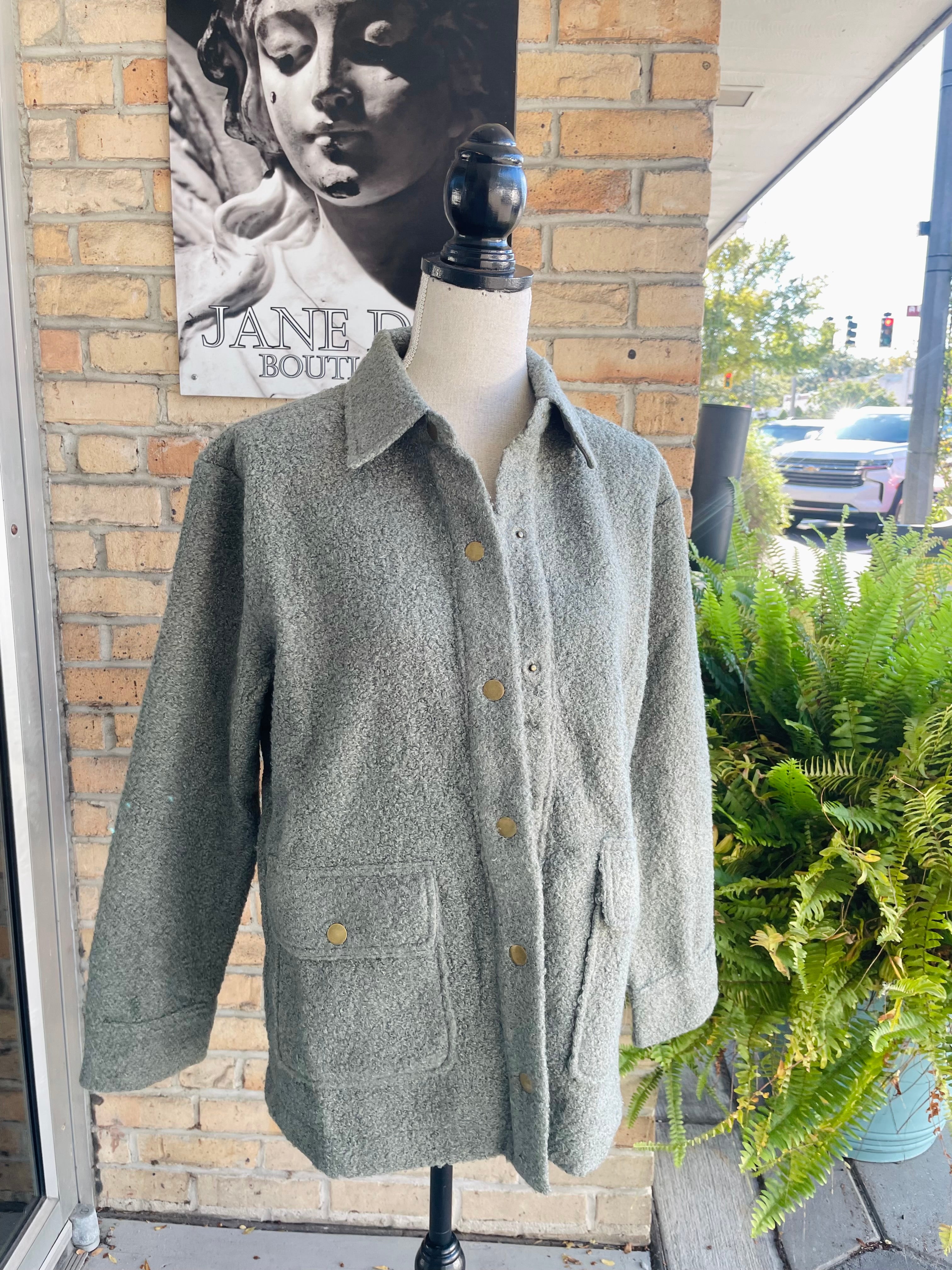 Fireside Jacket in Sage