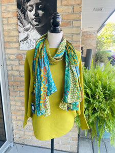 Essential Sweater in Chartreuse