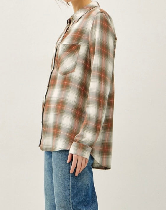 Taylor Plaid Blouse