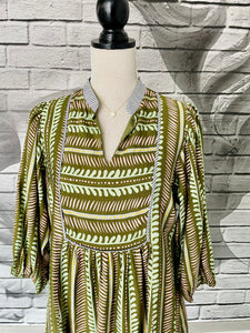 Loren Dress in Forest