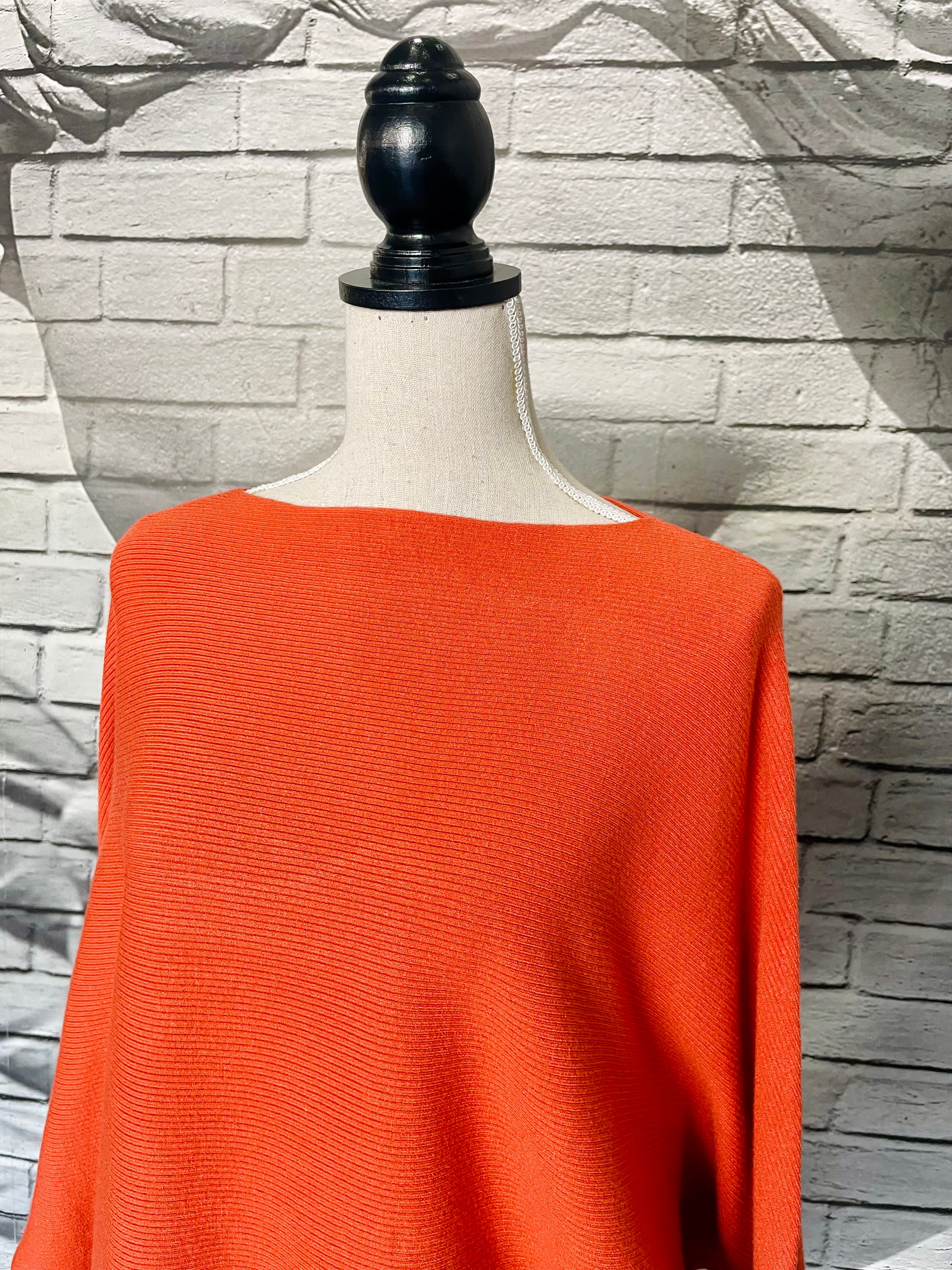 Essential Sweater in Rust