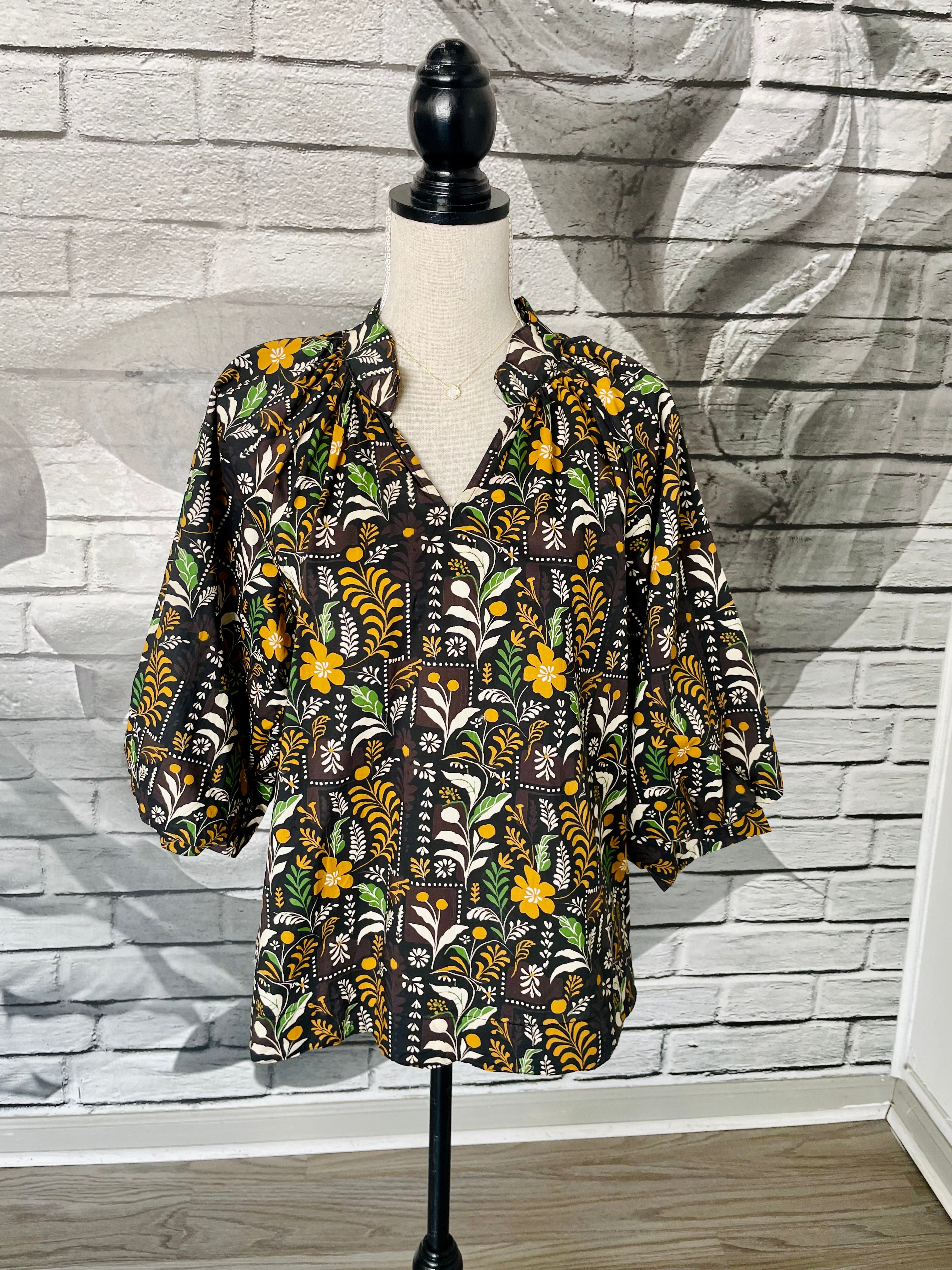 Jessica Blouse in Chocolate