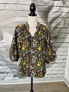 Jessica Blouse in Chocolate