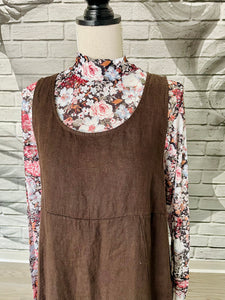 Verona Dress in Chocolate