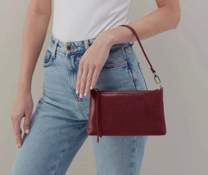 Darcy Hobo Convertible Crossbody in Sadleberry