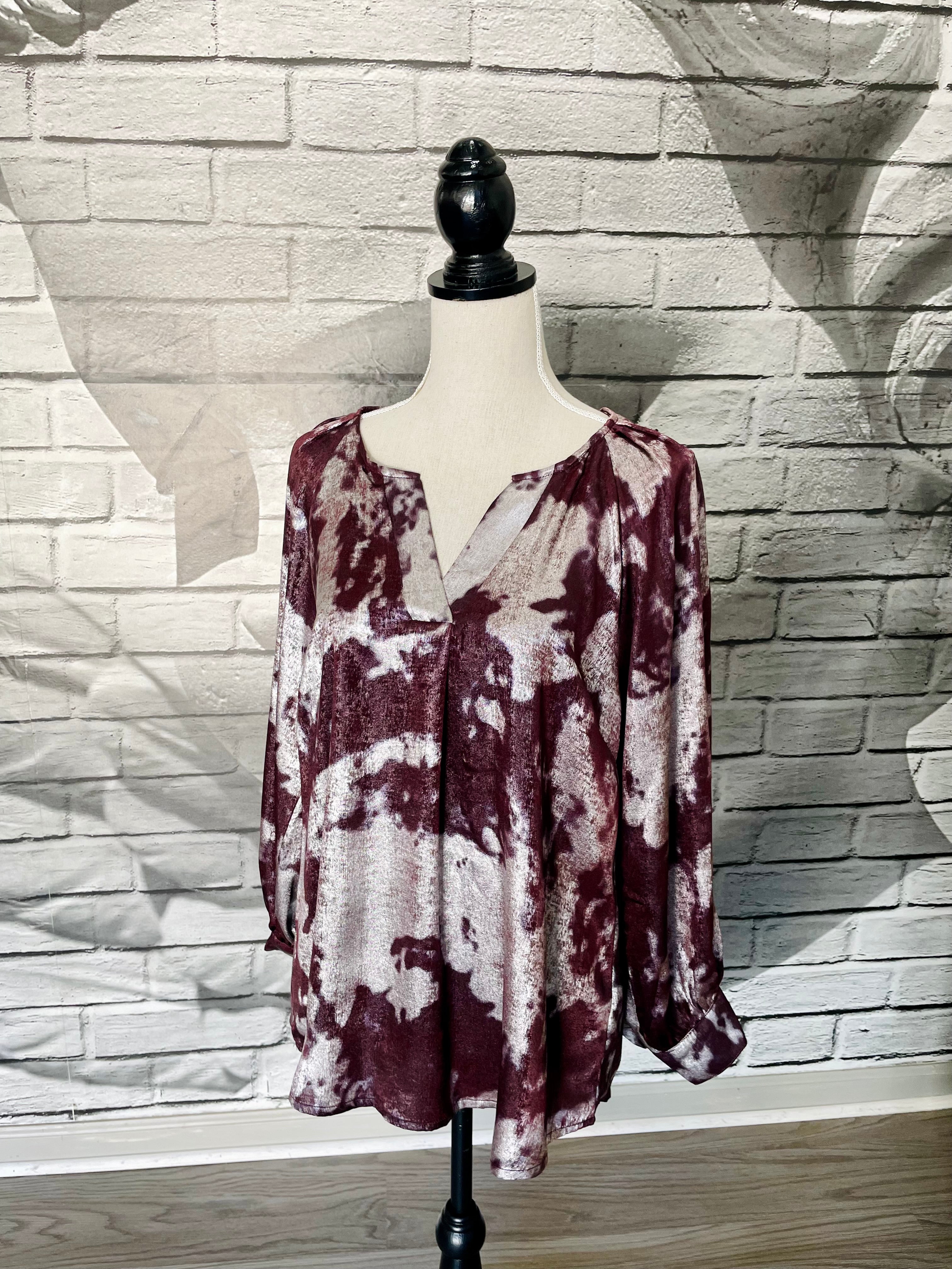 Valorie Shimmer Blouse