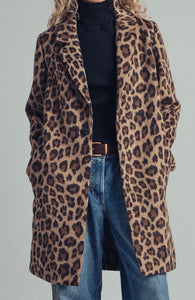 Leopard Statement Coat