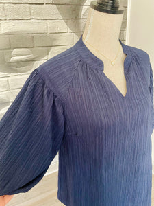 Miley Blouse in Navy