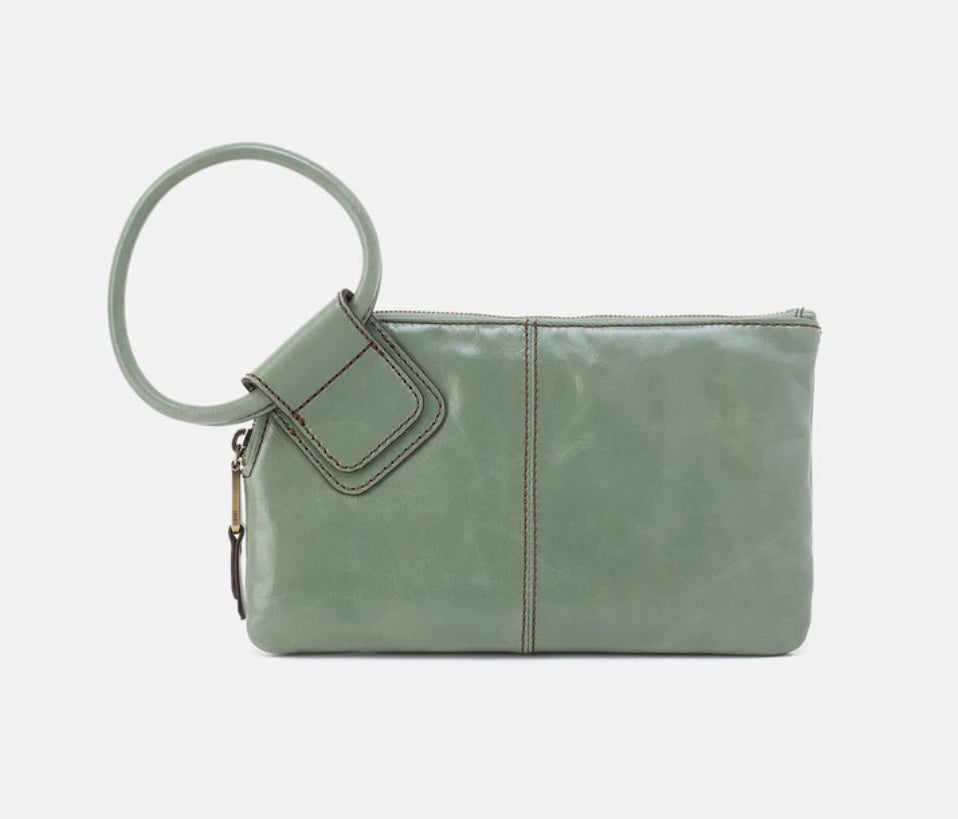Sable Hobo Wristlet in Jade