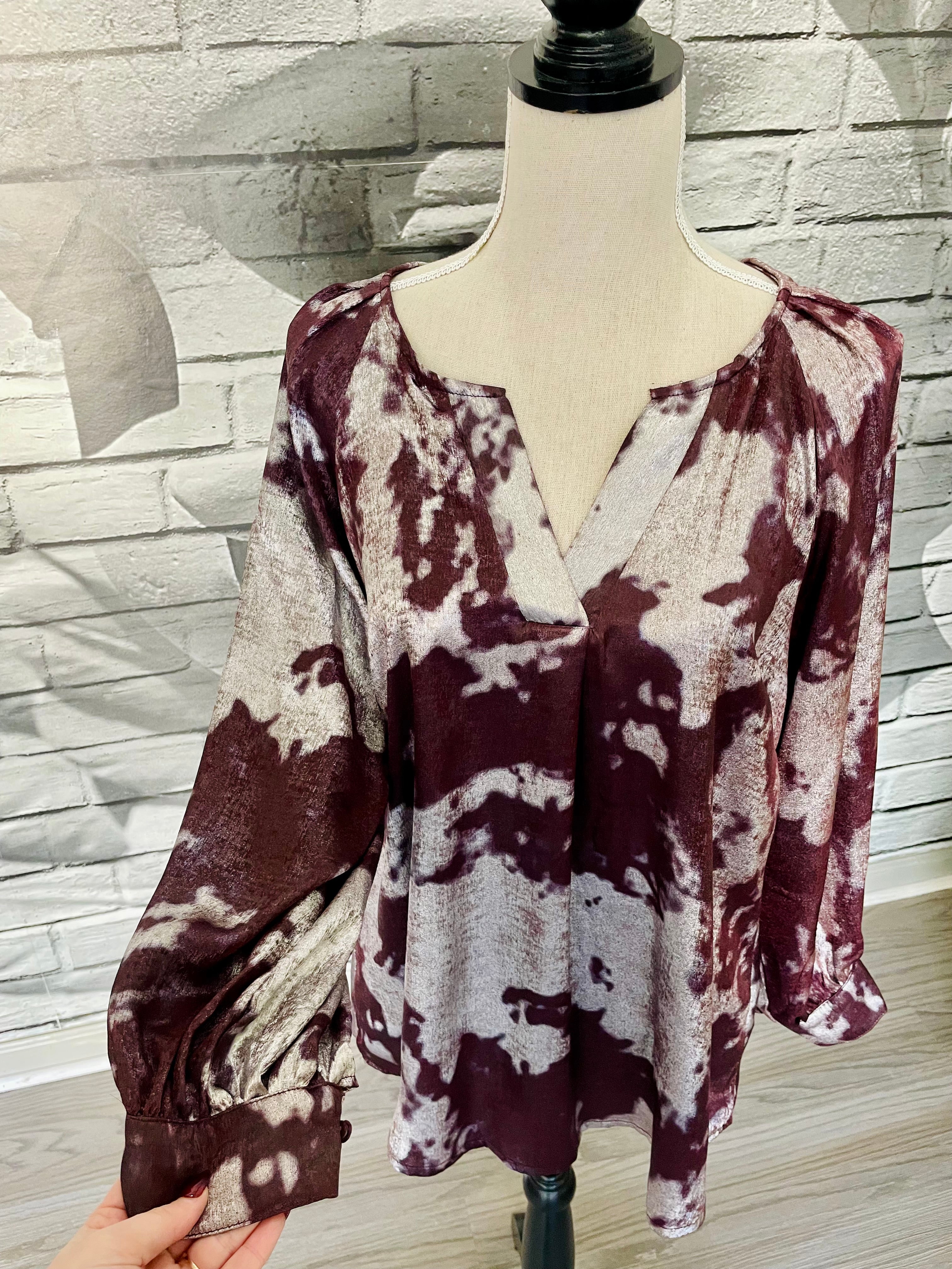 Valorie Shimmer Blouse