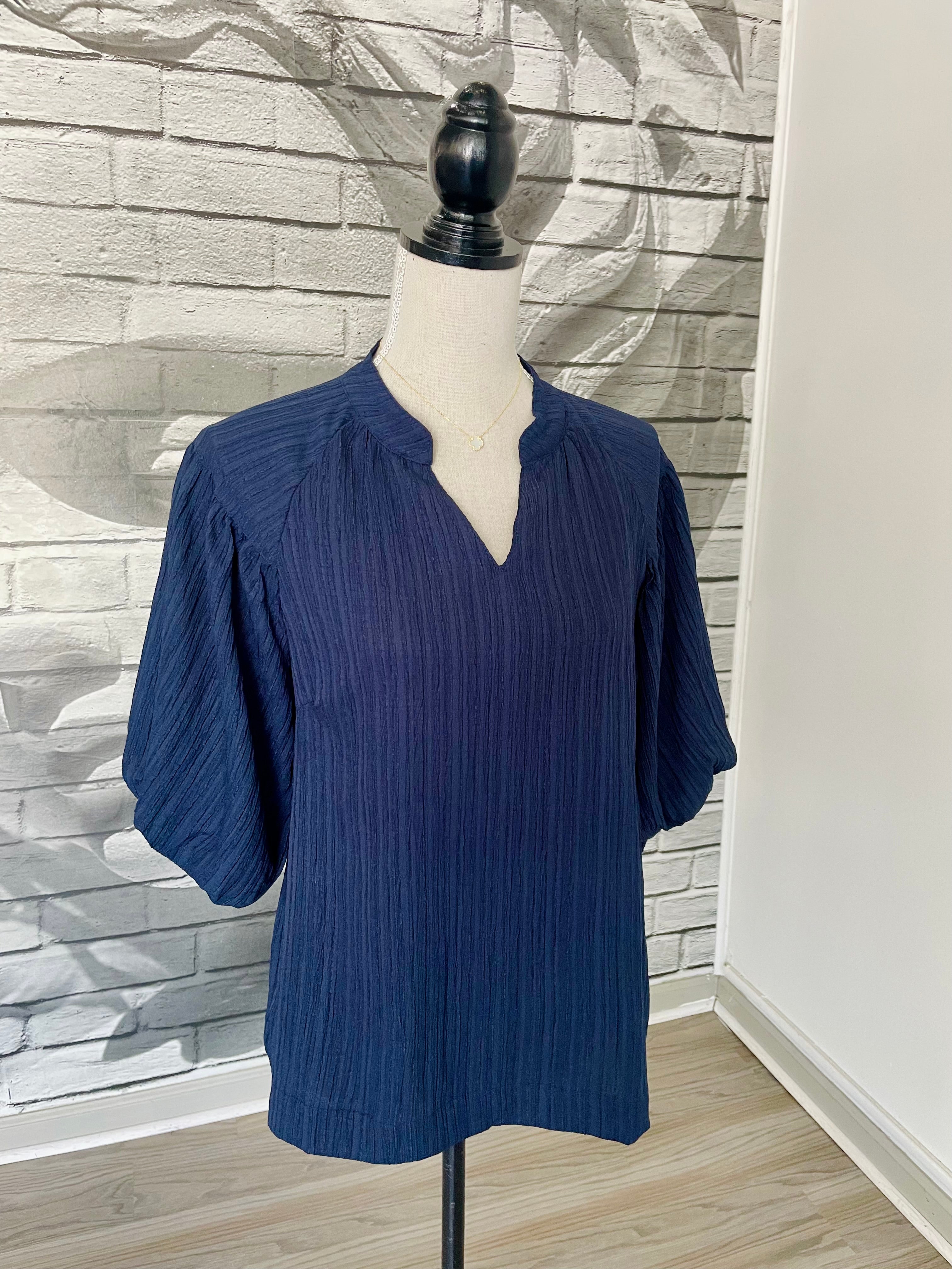 Miley Blouse in Navy