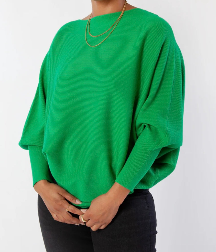 Essential Sweater in Mighty Green