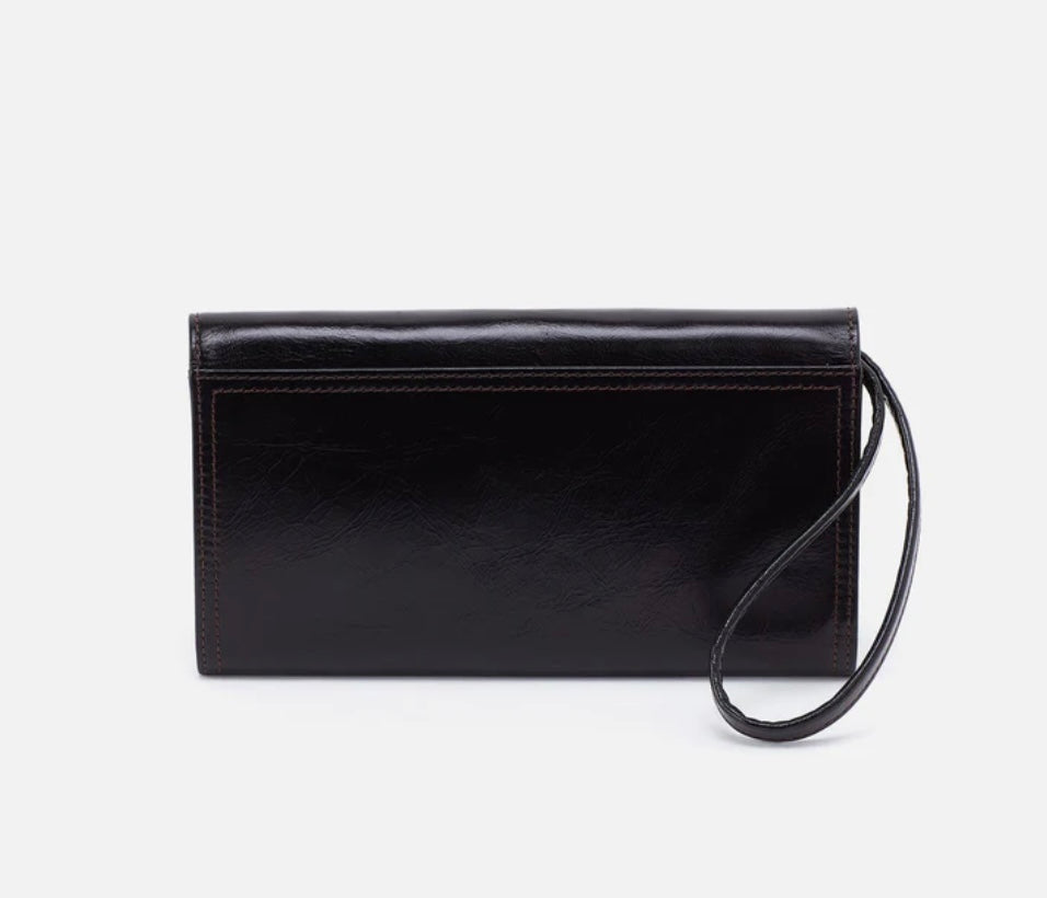 Remy Hobo Wallet Crossbody in Black