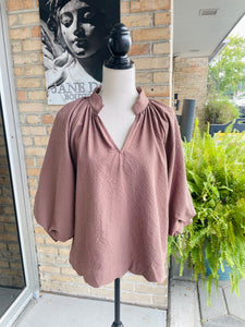 Hadley Blouse in Nutmeg