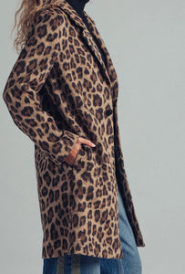 Leopard Statement Coat
