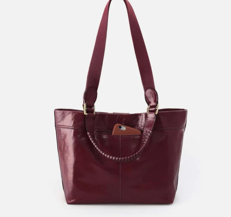 Romy Hobo Medium Tote in Sadleberry