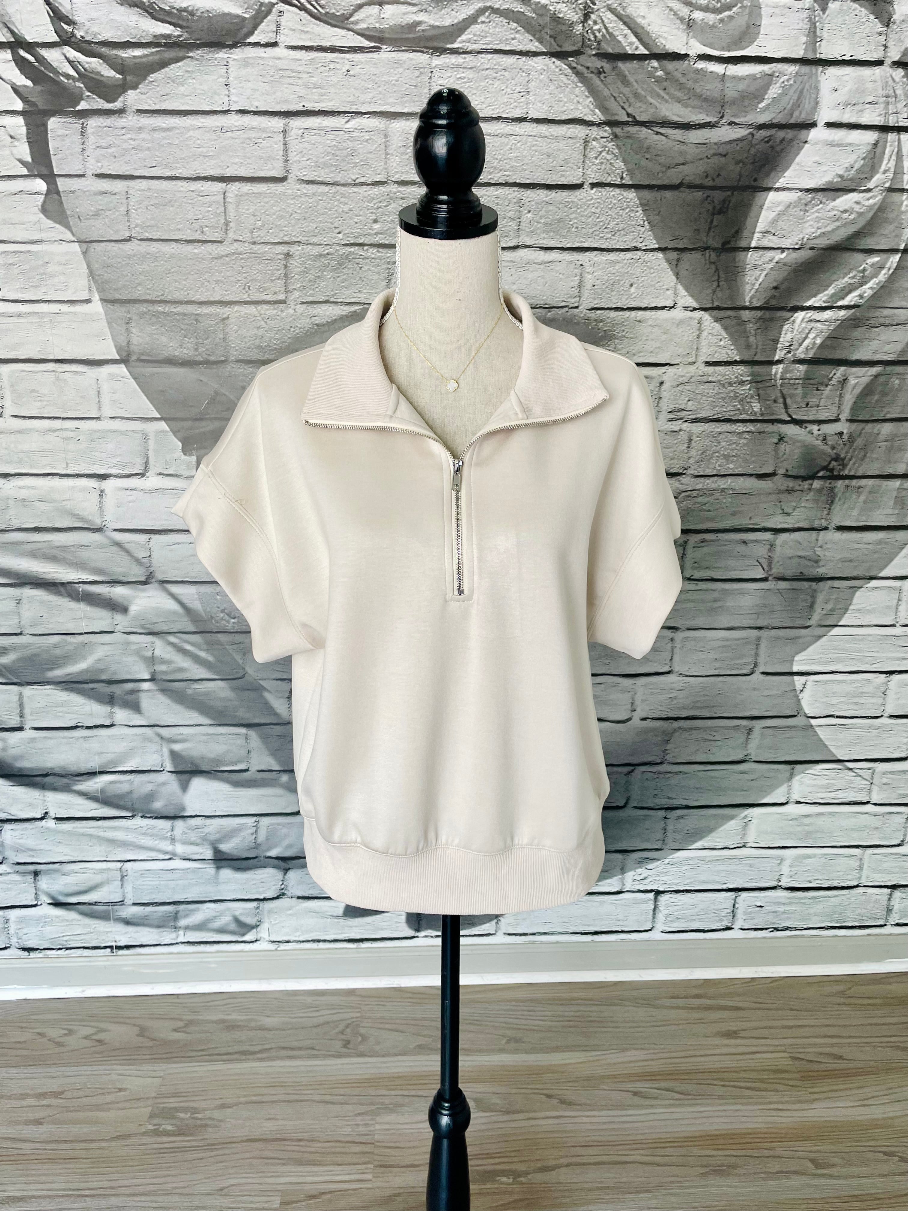 Sarah Zip Pull Over