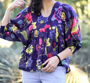 Rosemary Blouse in Navy