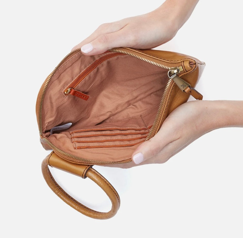 Sable Hobo Wristlet in Natural