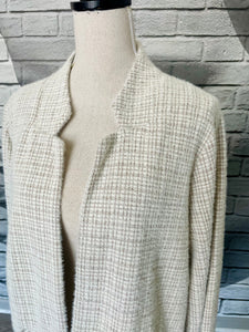 Carol Herringbone Cashmere Duster