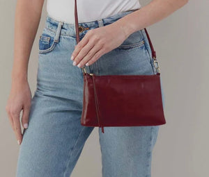 Darcy Hobo Convertible Crossbody in Sadleberry