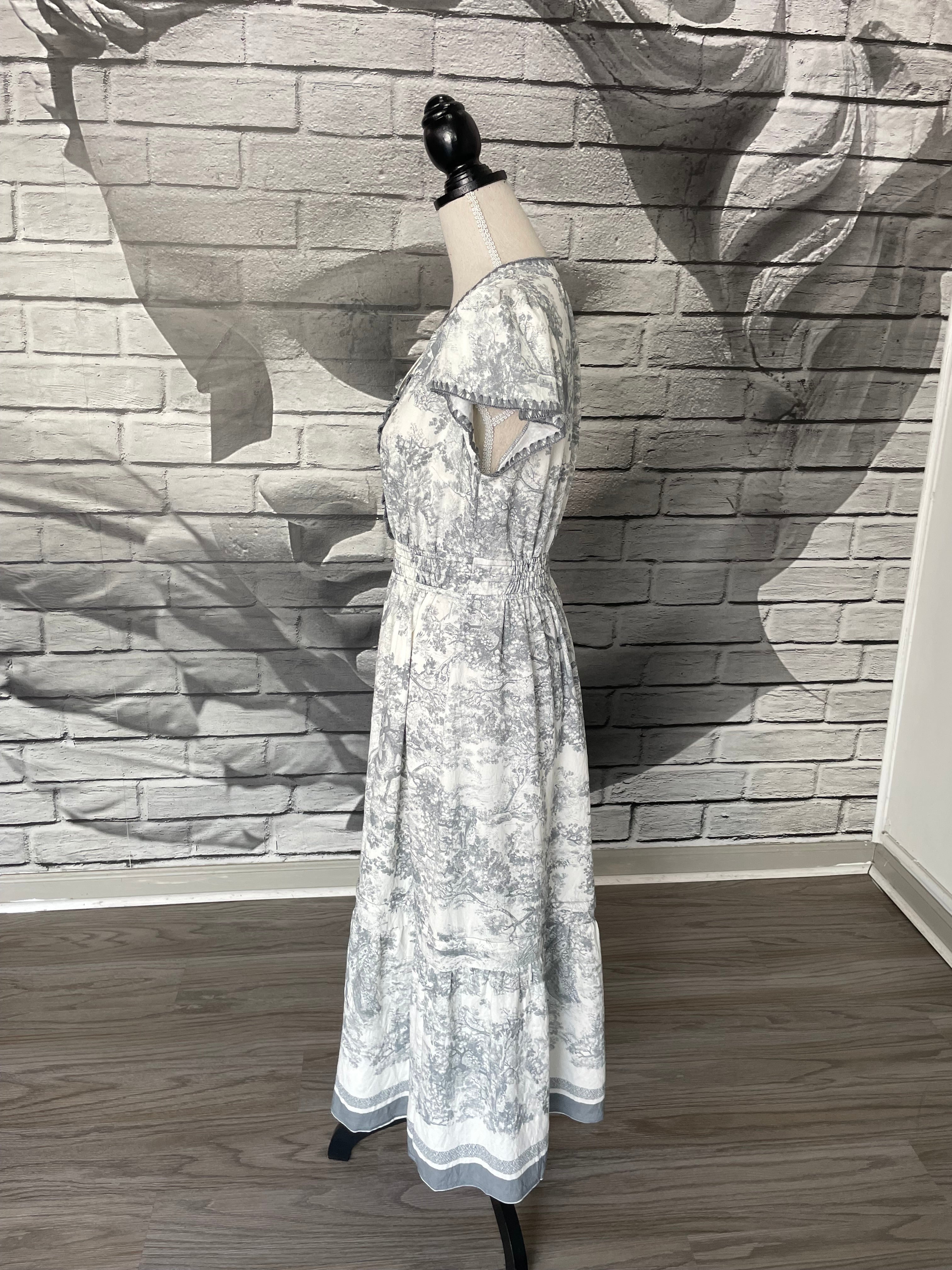 Lane Toile Midi Dress