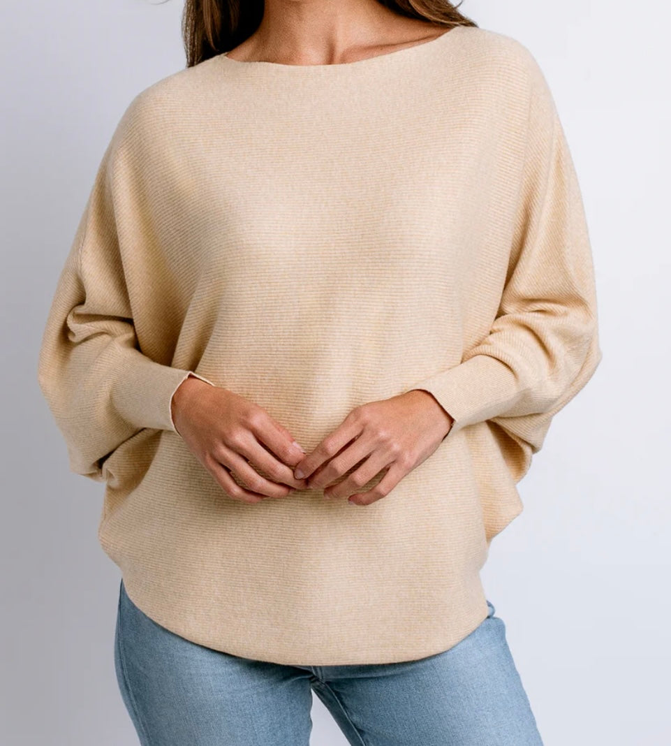 Essential Sweater in Light Camel