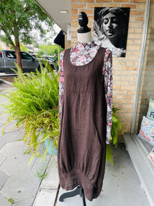Verona Dress in Chocolate