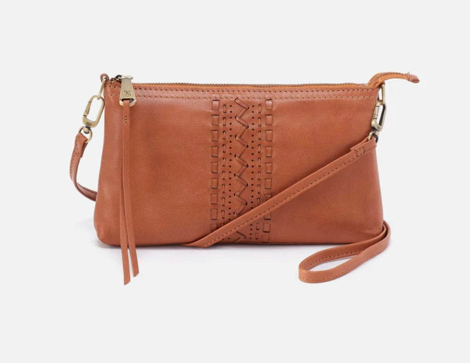 Darcy Hobo Crossbody in Harvest Wheat Washed Leather