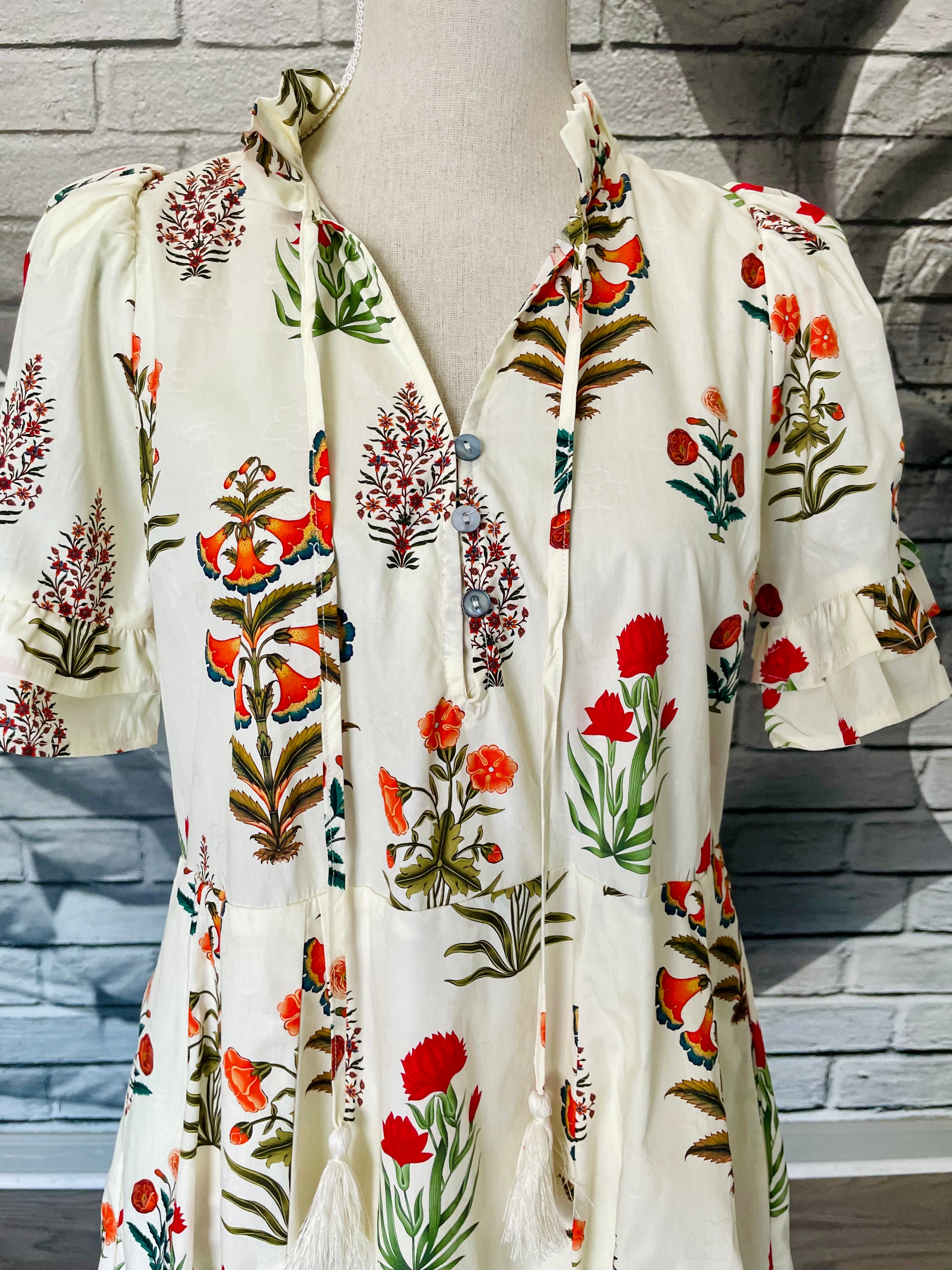 Amelia Dress in Cream
