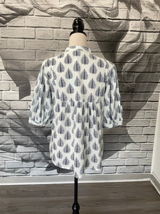 Susan Printed Blouse